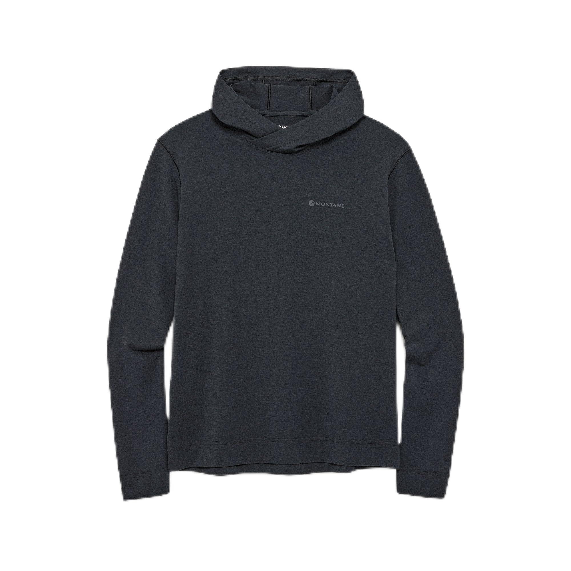 Montane Men's Black Alhena Merino Blend Hoodie