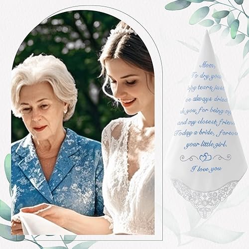 Miniatura 4 de W&F GIFT Regalo de boda Impresión de seda Mamá Papá Nuevos padres Otros pañuelos