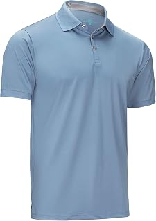 Mio Marino Golf Polo Shirts for Men - Dry Fit - Ultra-Thin Breathable Fabric