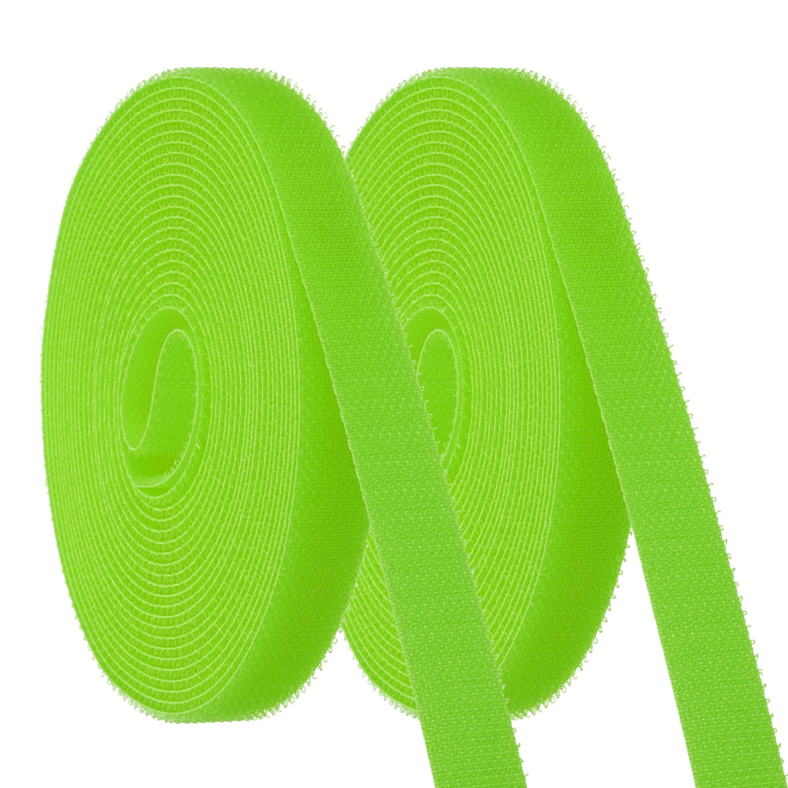 PATIKIL Carpet Marker Strips 15mm x 5 Meters, 2 Roll Floor Markers Nylon Strip Floor Marking Tape for Classroom Rug Teacher Supplies, Green