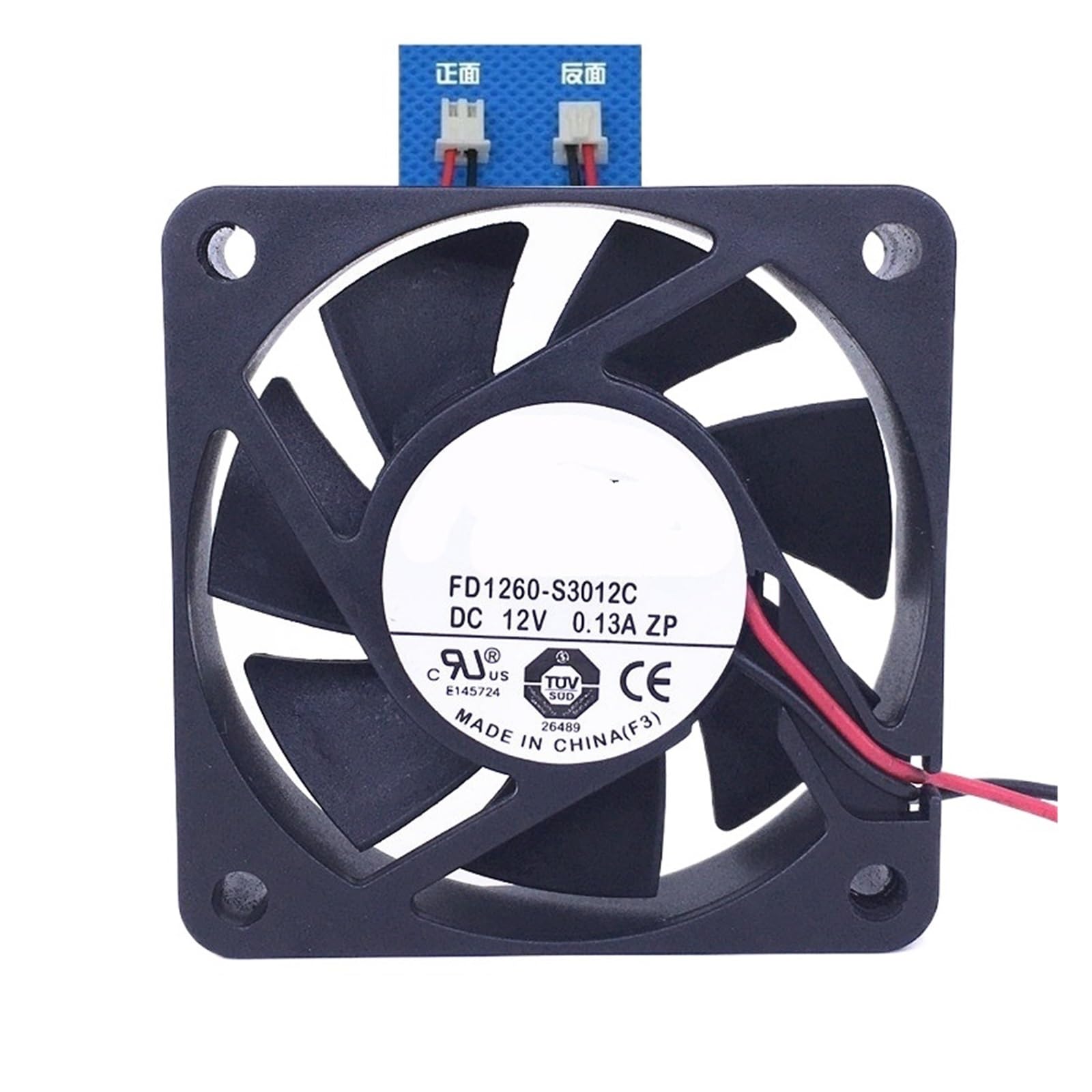 Ventilador de refrigeración 12 V CC extractor interno para electrónica de 60 mm