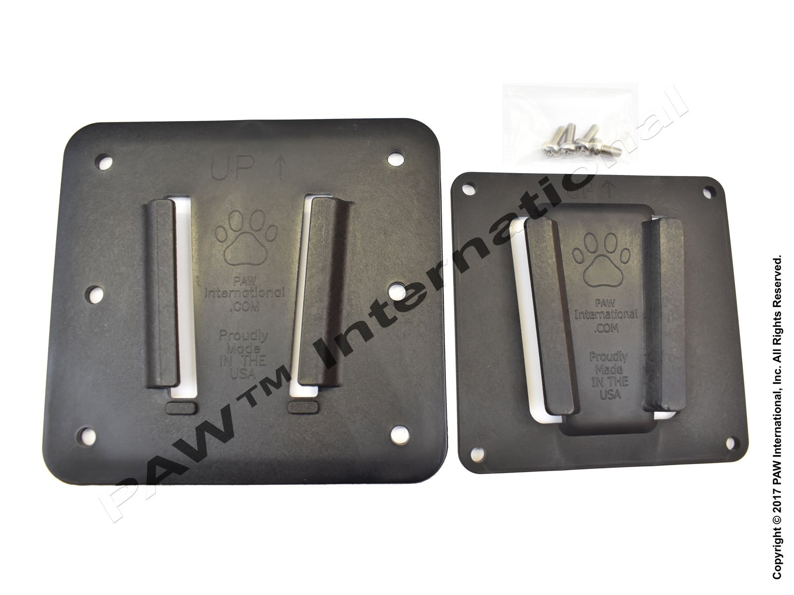 PAWInternational PAW International RV TV Bracket (Polymer) 2 Piece Set, Black