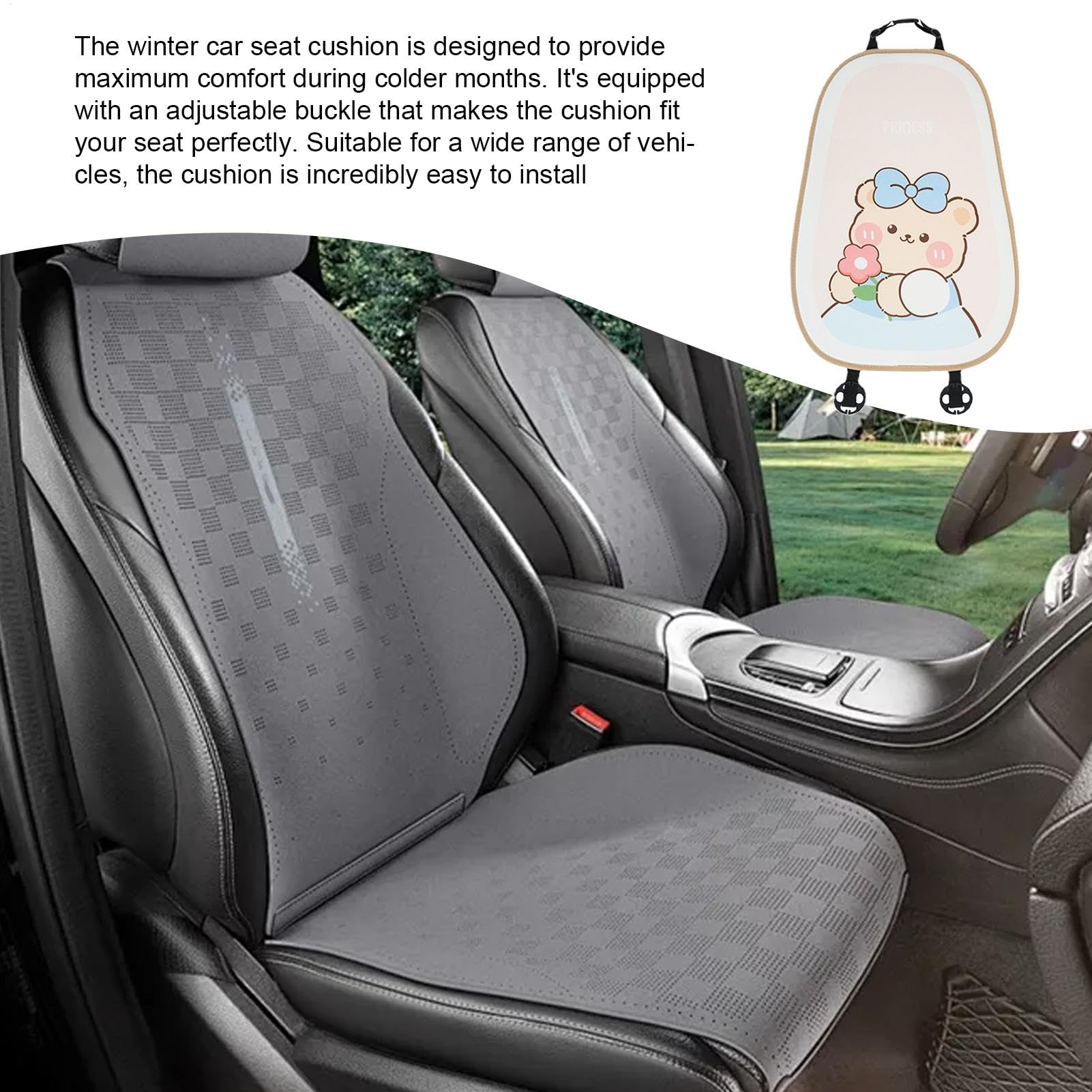 Bonito Cojín Reposacabezas Coche Cómodo cojín lumbar, cálida