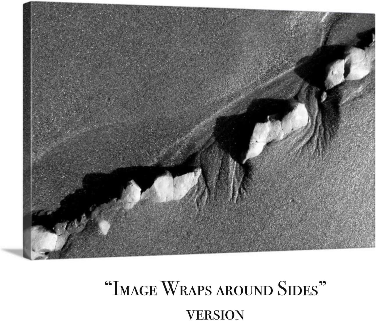 Black and White Photography on CANVAS Nature Photo Minimalist Zen Abstract Art Photographic Print Grey Rustic Beach Home Photograph Ready to Hang