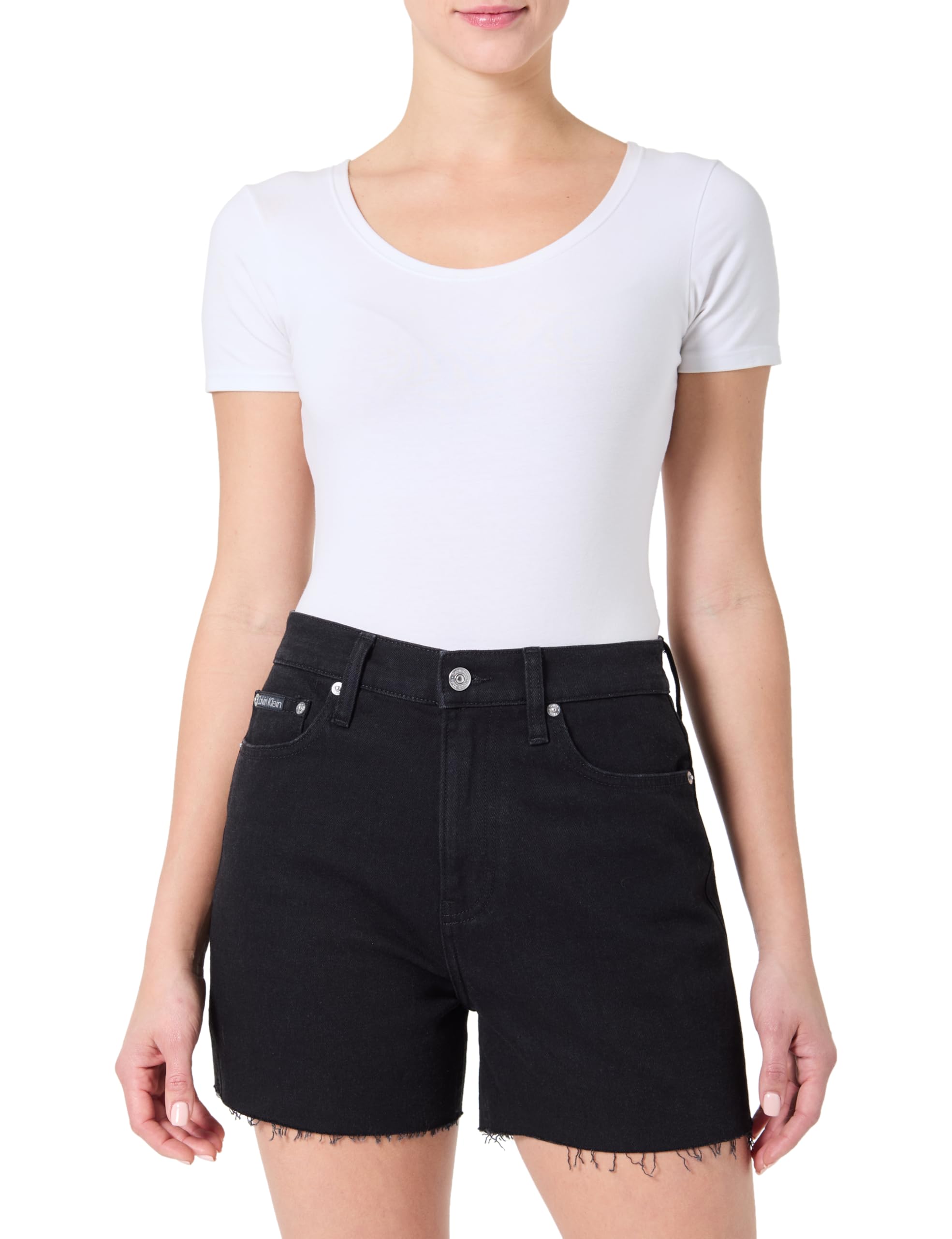 Calvin Klein CK Jeans Women's 90s Denim Short J20J225154, Denim (Denim Black), 26W