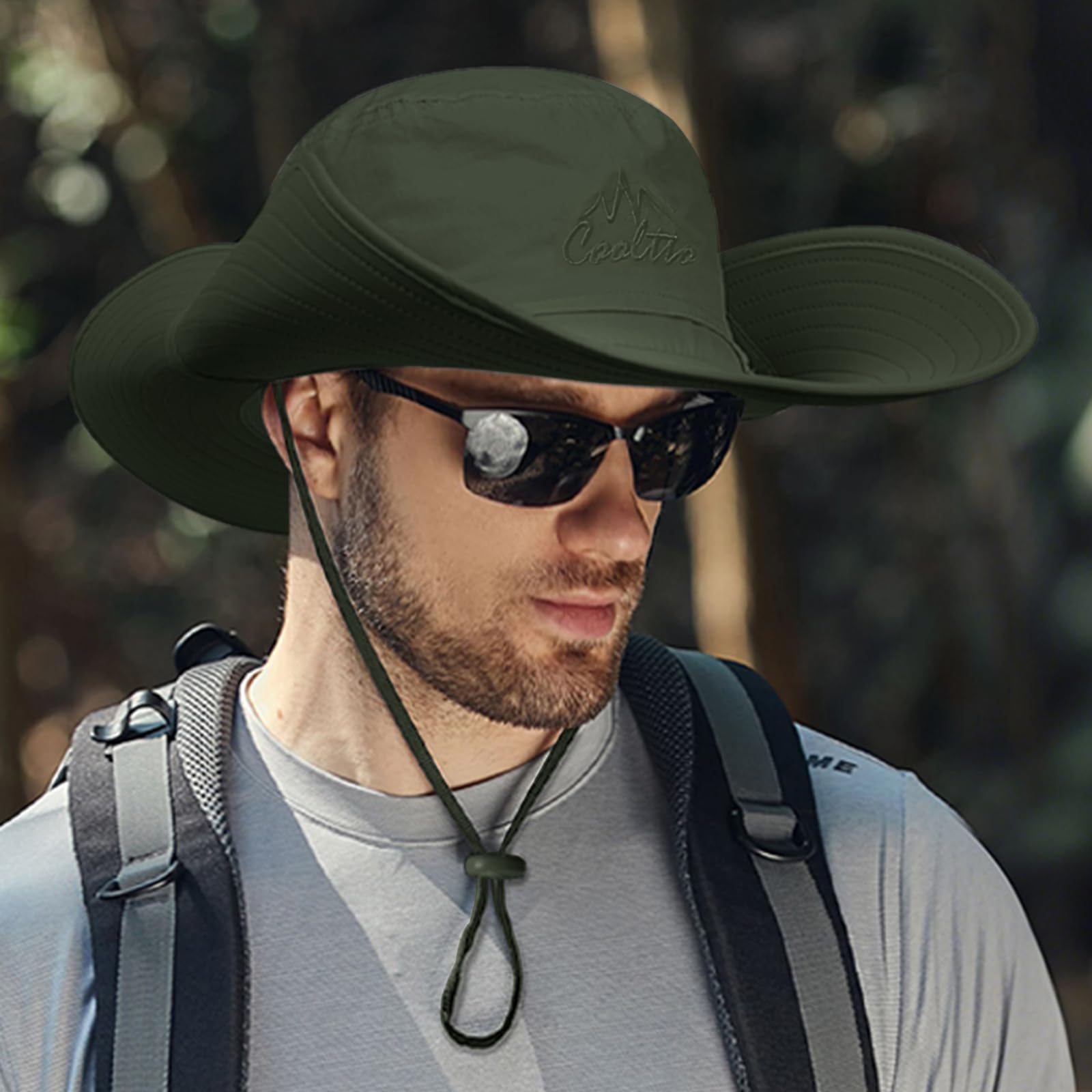 Cooltto Sun Hats for Men/Women with UPF 50+ UV Protection, Wide Brim Waterproof Breathable for Cycling Fishing, Hiking, Golf - Image 5