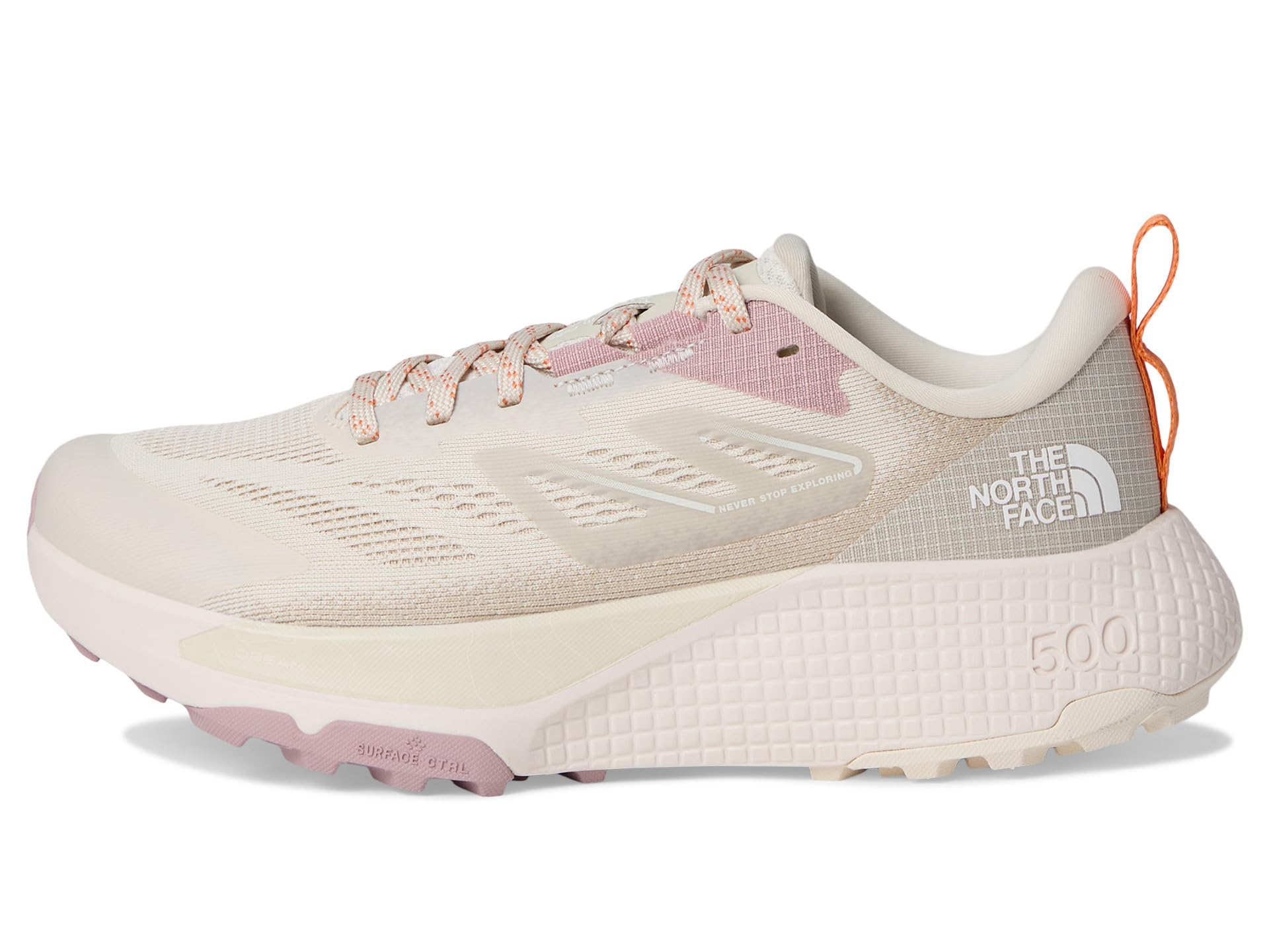 The North Face Altamesa 500 Zapatillas para Correr Zapatilla Trail Mujeres White Dune/Papaya