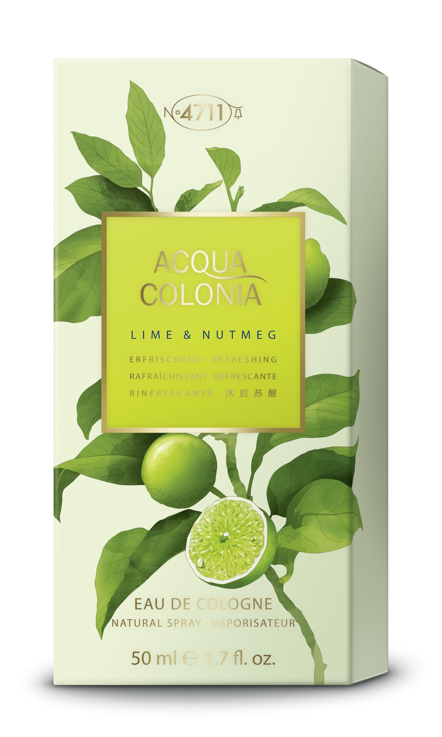 4711 Woda Toaletowa, Acqua Colonia Lime & Nutmeg, 50 ml