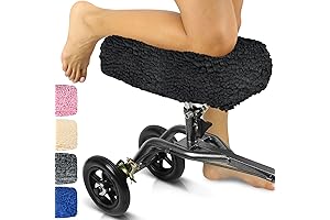 Vive Knee Scooter Pad Cover with Sheepskin Memory Foam