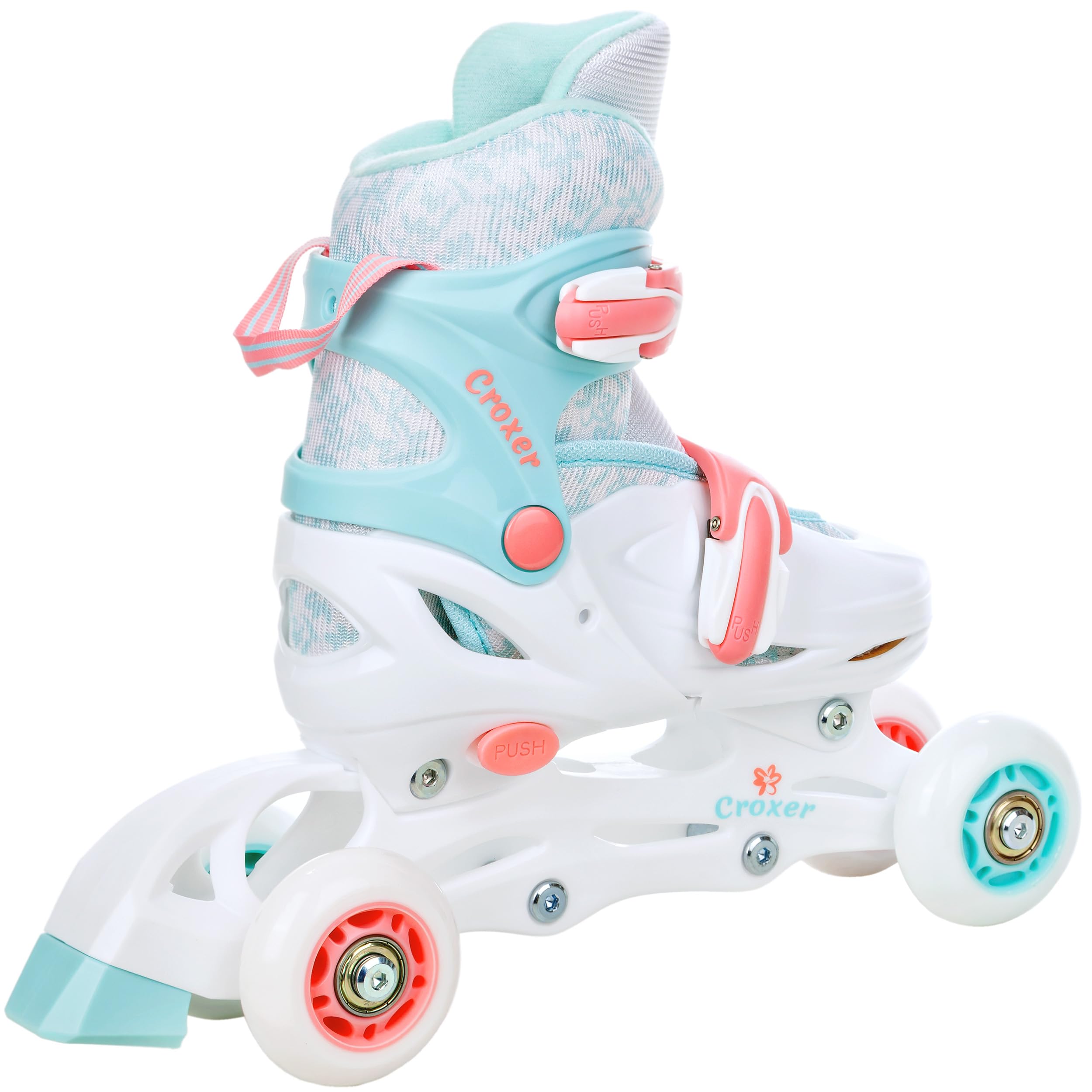 3in1 Inline Skates Pattini in linea Triskates Pattini a rotelle per bambini, ragazze e ragazii regolabili
