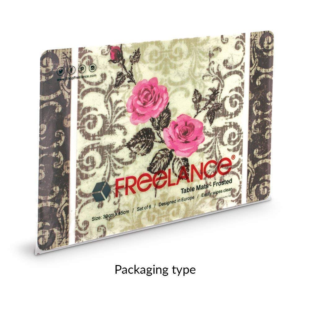 Freelance Table Mats Set of 6 - Waterproof & Easy Clean -4