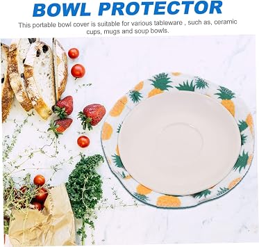 2Pcs Microwave Safe Bowl Holders, Polyester Cotton