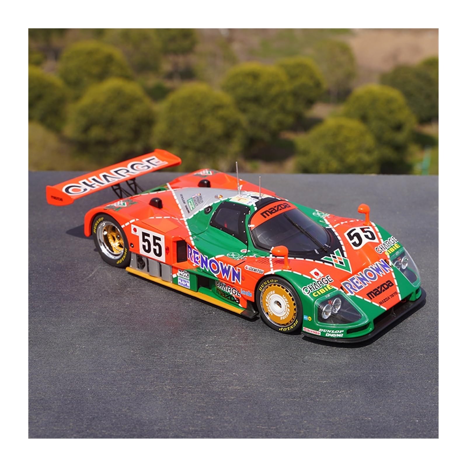 Amazon.com: Mazda 787B 55#1991 Le Mans Rally Car Simulation Alloy