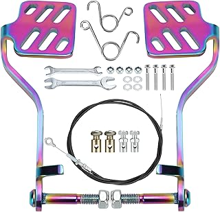 Go Kart Pedals - Brake & Throttle with 71" Cable Kit - Compatible with Predator, Road Rocket, Azusa & More - Unisex - Teenagers