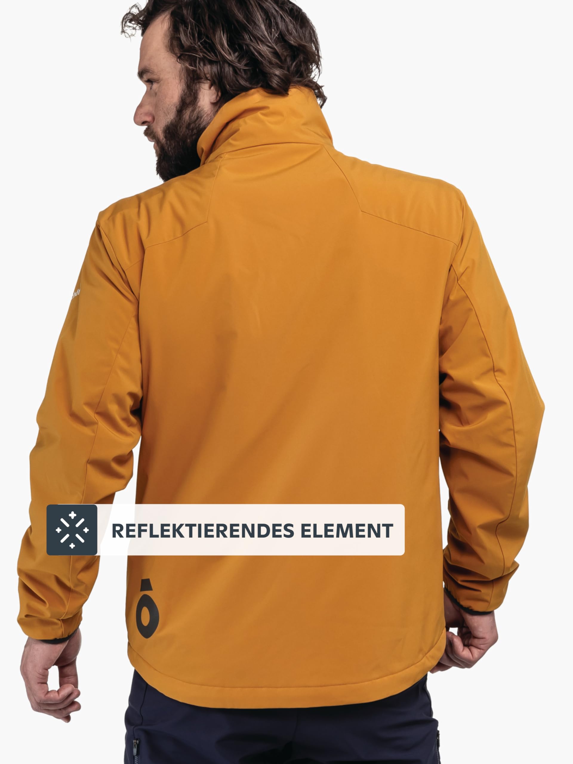 Schöffel Herren Ins Jacket Style Salza MNS, funktionale Fahrrad Regenjacke mit 4-Wege-Stretch, MTB Jacke mit vorgeformter Passform und Belüftungsöffnungen