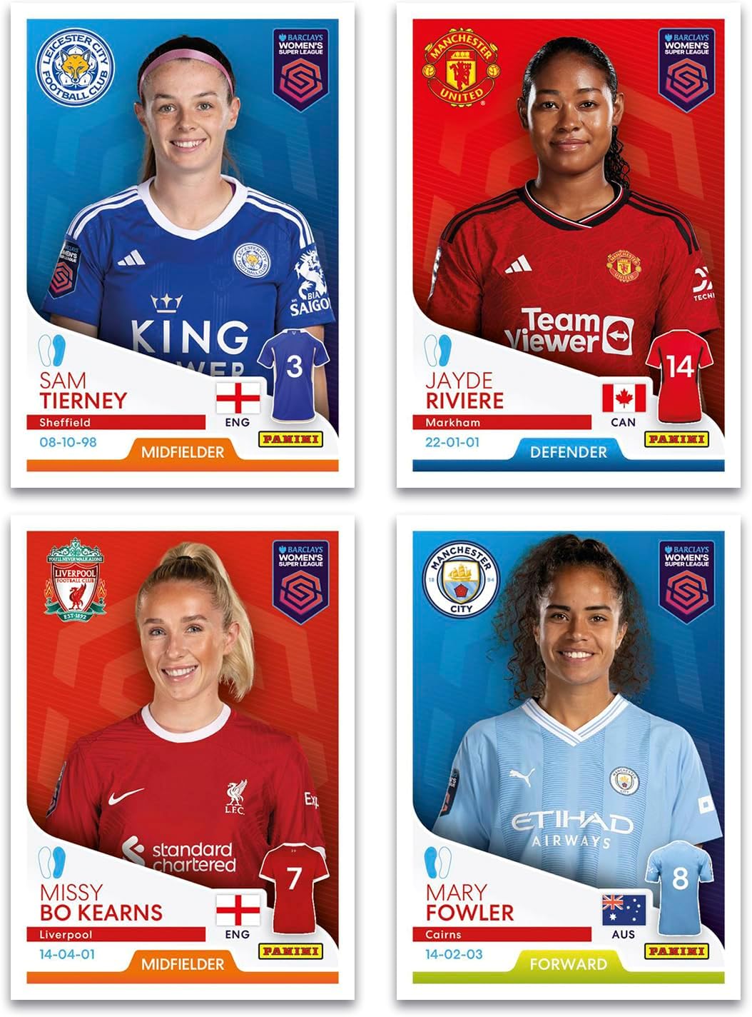 Women's Super League 2023/24 Sticker Collection Multiset