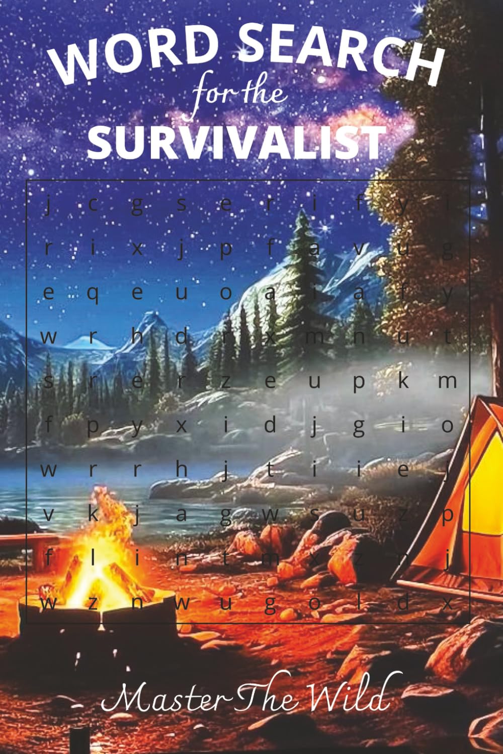 WORD SEARCH FOR THE SURVIVALIST WITH 55 LIFE SAVING FUN FACTS ON EVERY PAGE: 6x9 55 PUZZLES WITH SOLUTION PAGES