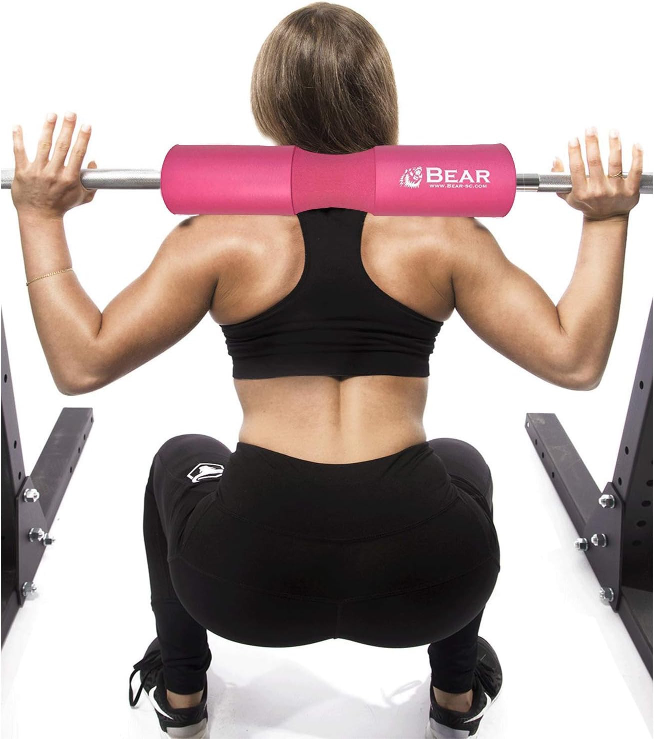 BEAR Strength & Conditioning Next Generation Squat Pad, Comfortable Barbell Sponge for Hip Thrusts, Squats and Lunges
