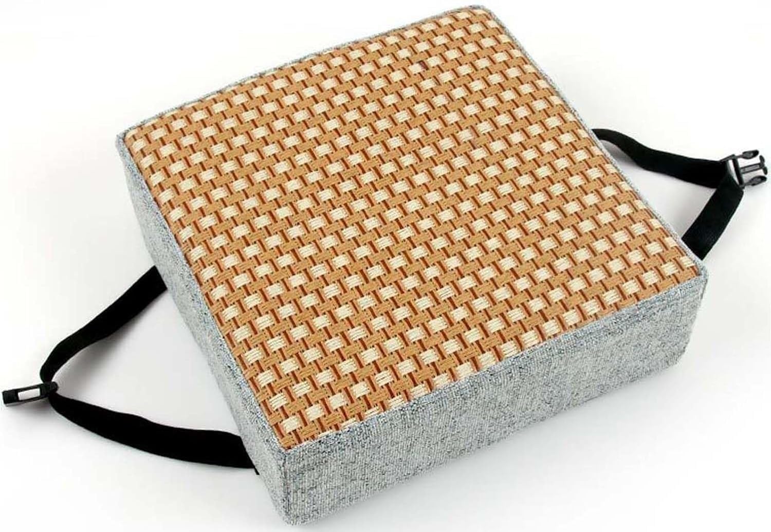 BLLMTEAR Stool Cushion Square with Ties, Non-Slip Bar Stool Cushion Square Seat Cushion With Machine Washable Cover Chair Seat Cushion Textured Barstool Pad(15,16x16x2in/40x40x5cm)