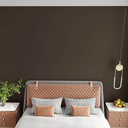 Miniatura 3 de VaryPaper Papel de contacto negro grueso de 32 x 118 pulgadas, papel adhesivo negro para despegar y pegar, extraíble, autoadhesivo, impermeable,