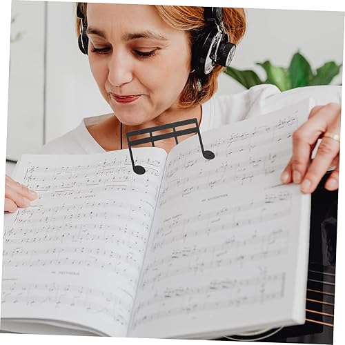 Vista 9 de 3 Pieces Music Folder Lira Clarinet Flip Folder Melophone Clips For Kitchen Bags Holder Music Keyboard Clips Lira Portable Metal Stationery