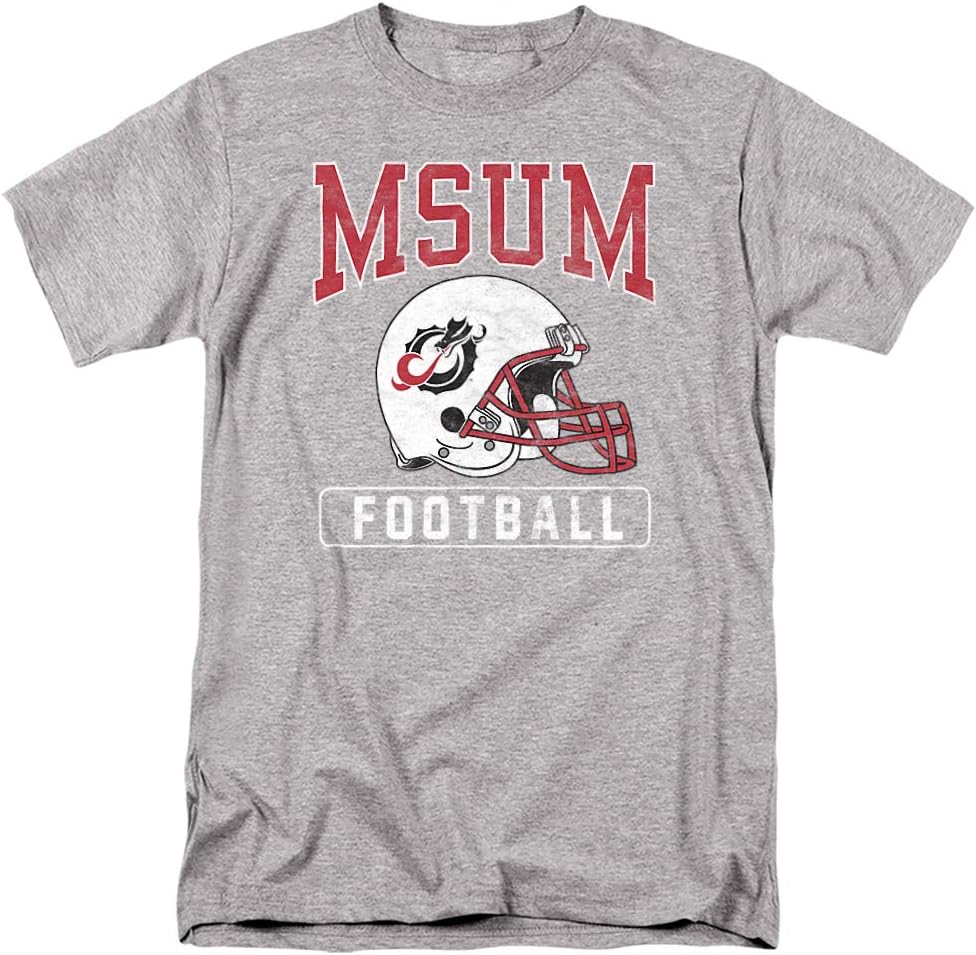 Minnesota State University Moorhead Official Football Helmet Unisex Adult T Shirt