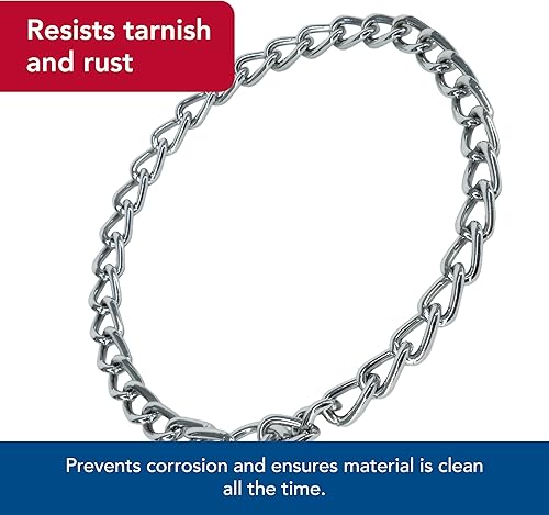 Miniatura 4 de Coastal Pet Titan Collar de entrenamiento para perro  Collar de estrangulador para entrenamiento de perros  Collar de metal duradero para perro