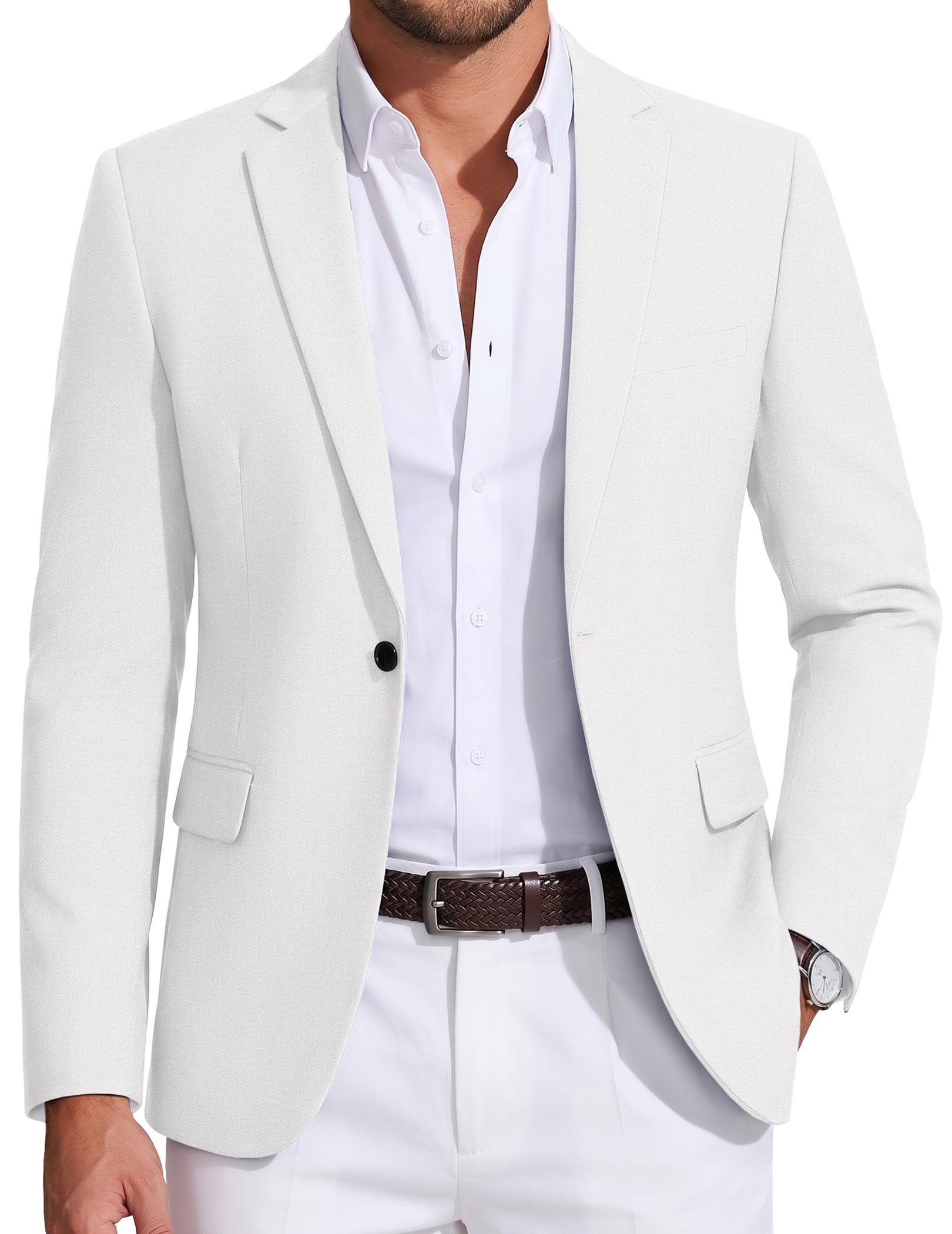Coofandy Herren Modern/Fitted Lässiger Blazer