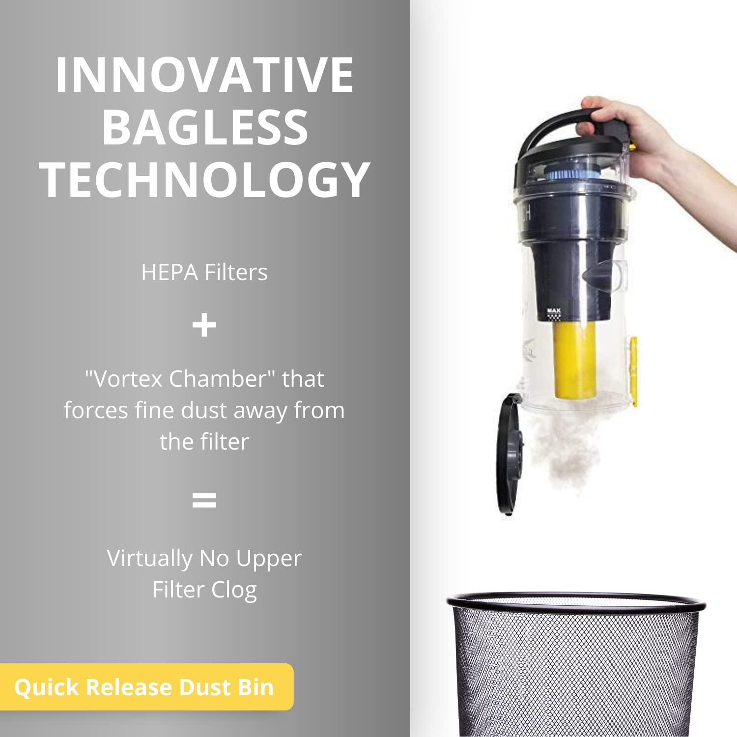 Prolux 2.0 Lightweight Commercial Bagless Backpack Vacuum Cleaner w/ Dual HEPA Shield Filtration: Industrial & Scientific