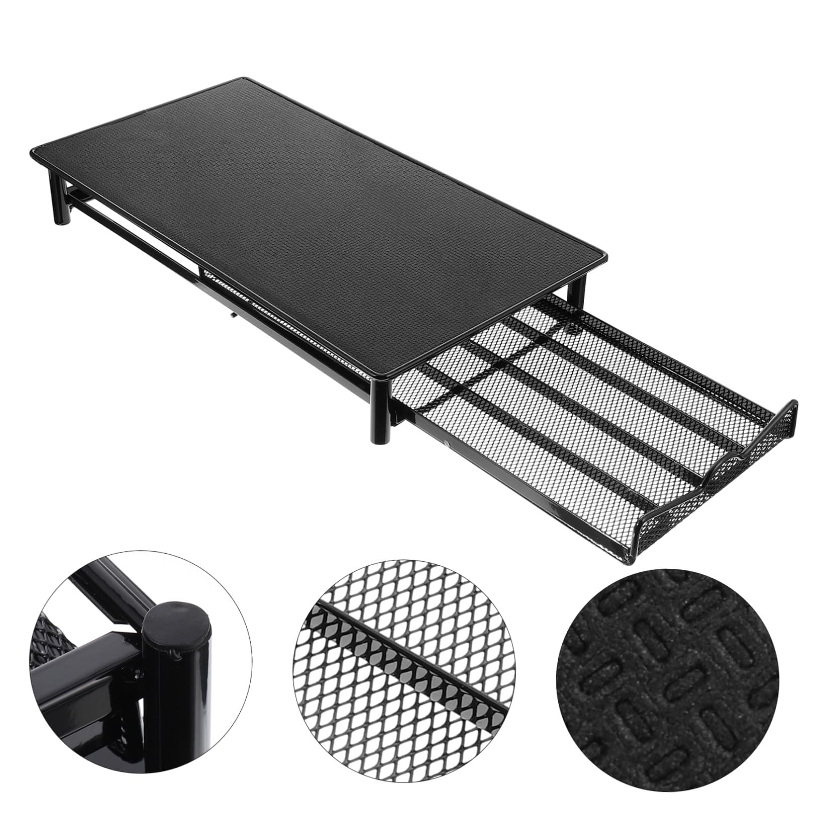 Caja de Almacenamiento Capacidad para 40 Cápsulas de Hierro Negro Diseño Anti Óxido y Fácil de Transportar para Cápsulas de Café para Cocina o Escritorio