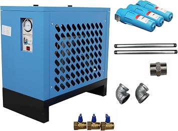 TECHTONGDA Refrigerated Air Dryer for Air Compressor Compressed Air Systems with Filter 70 CFM 220V