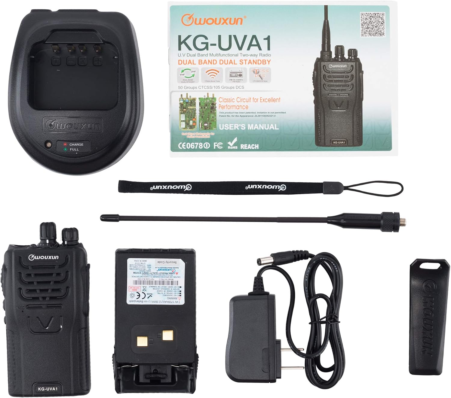 Popular WOUXUN Dual Band Business Two-Way Radio KG-UVA1 Security Portable Radio VHF UHF Handheld Radio Professional Two Way Radio Discount 90% WOUXUN Dual Band Business Two-Way Radio KG-UVA1 Security Portable Radio VHF UHF Handheld Radio Professional Two Way Radio