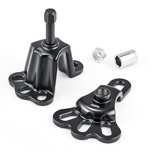 Orion Motor Tech Universal Front Wheel Hub Puller Set for 3-3/4 to 4-1/2 Inch IDs, Rear Axle Puller Kit for 4-1/2 to 5-1/2 Inch IDs, Flange Type Axle Remover Tool with 5/8 inch x 18 Forcing Bolt