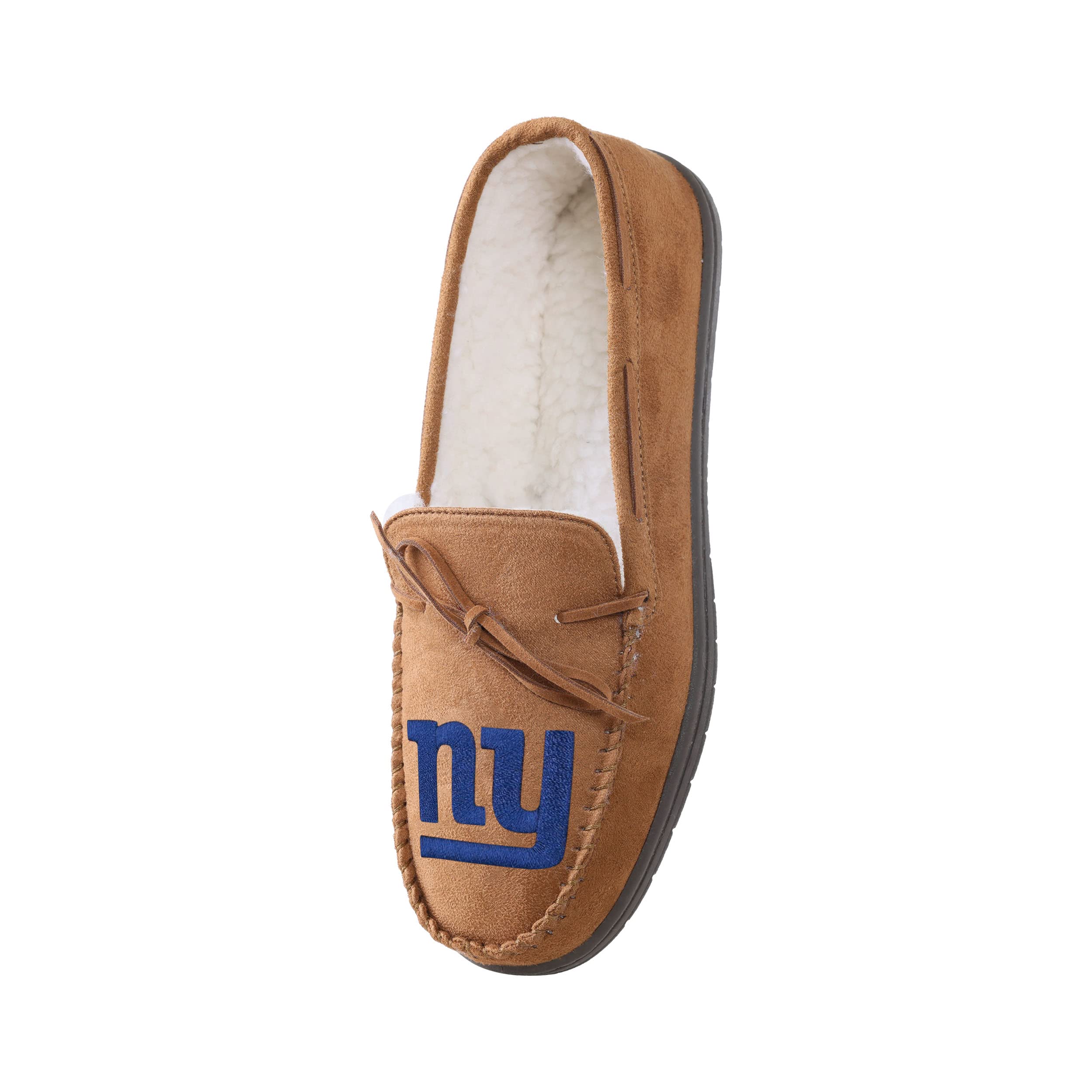 FOCO New York Giants NFL - Mocasines con logo del equipo para hombre, talla M