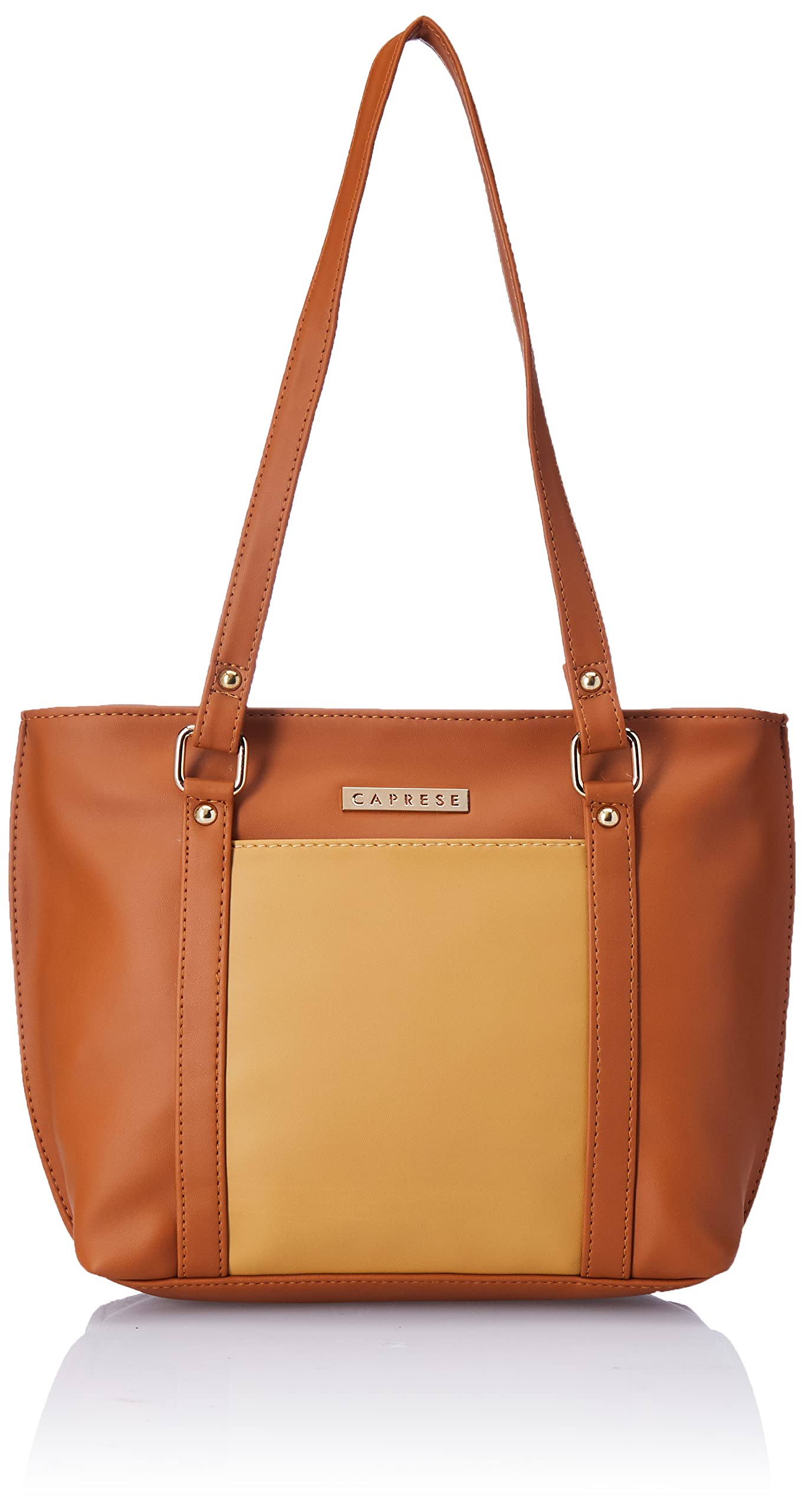 Caprese womens BRITON T Medium TAN Tote Bag (B0B3ZFX5H6) Amazon Price History, Amazon Price Tracker