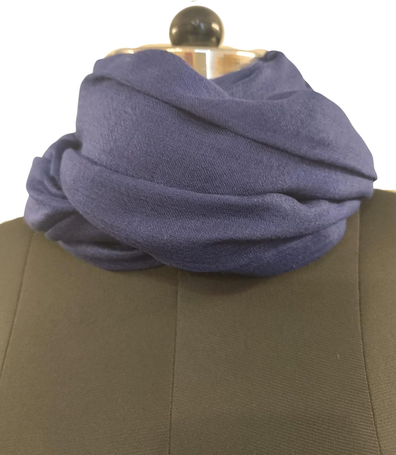 Luxury Cashmere Silk Scarf for Women & Men – 70% Cashmere 30% Silk Soft Lightweight Shawl Wrap for Weddings & Winter
