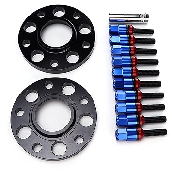Wheel Lug Bolts, Improve Vehicle Stability 6061-T6 Aluminum Alloy Wheel Spacer for Car(blue)