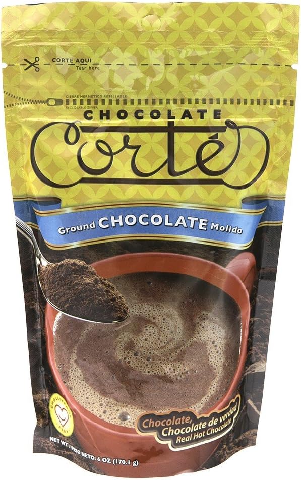 Chocolate Cortes Ground Chocolate, 6oz, Chocolate Molido (1 pack)