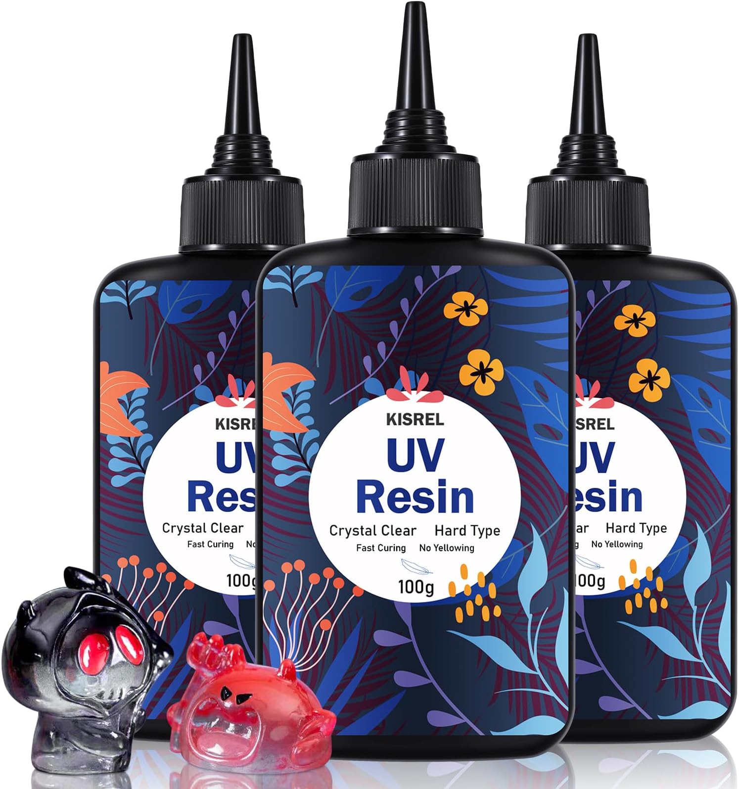 Resin Glue 300g 3PCS Crystal Clear for Handmade Jewelry, DIY Craft Decoration