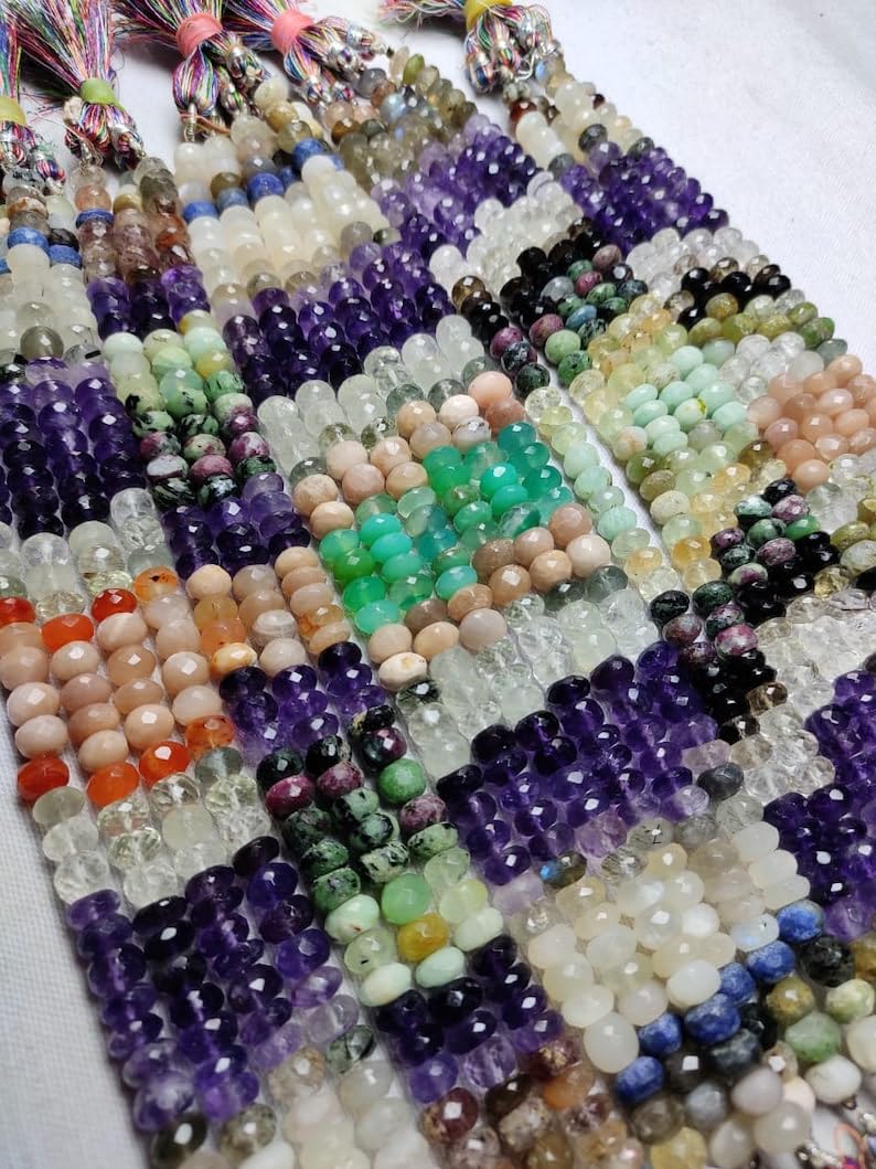Perles rondes naturelles fabrication de bijoux collier bracelet 8-9mm