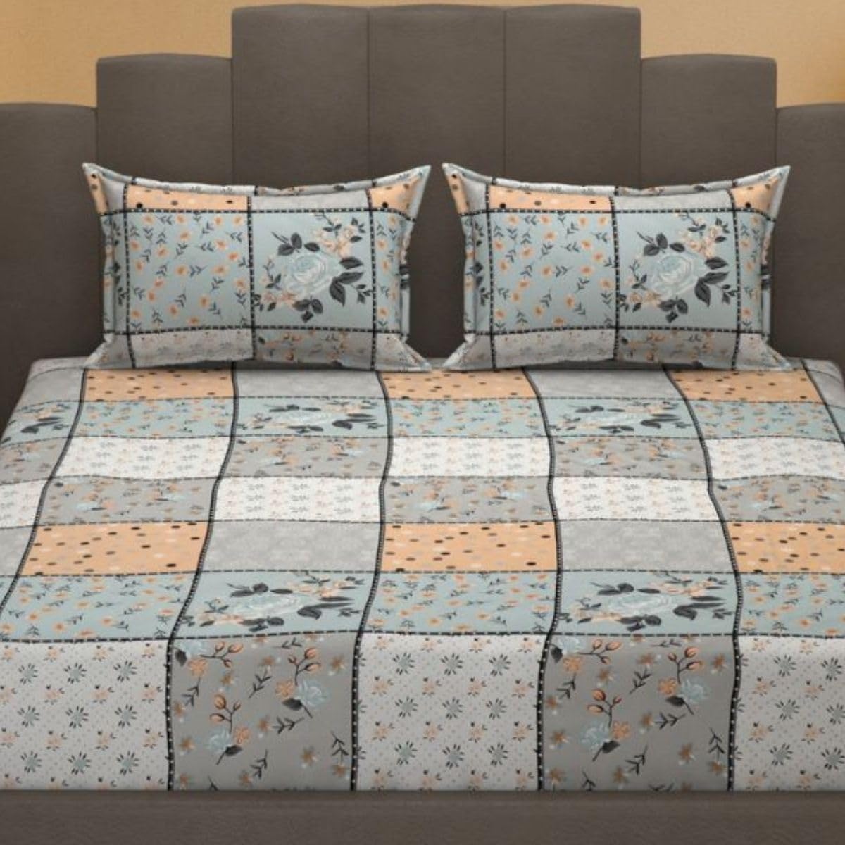 Mafatlal Luxe Lilac Bedsheet - Queen Size -16