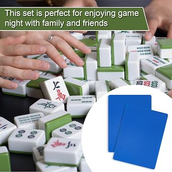 4pcs Mahjong Tile Mixer Shuffler, Premium Plastic Mahjong Tile Mixer | Mahjong Tile Shuffler Easy to Carry Mahjong Accessories for Mahjong Enthusiasts(Blue)
