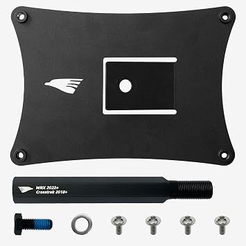 License Plate Relocation Kit, Fits For Subaru WRX 2022+/Crosstrek 2018+, Mounts to OEM Front Tow Hook, Avoid Drilling Holes in The Front Bumper, Includes All Necessary Hardware for Installation