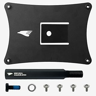 License Plate Relocation Kit, Fits For Subaru WRX 2022+/Crosstrek 2018+, Mounts to OEM Front Tow Hook, Avoid Drilling Holes in The Front Bumper, Includes All Necessary Hardware for Installation