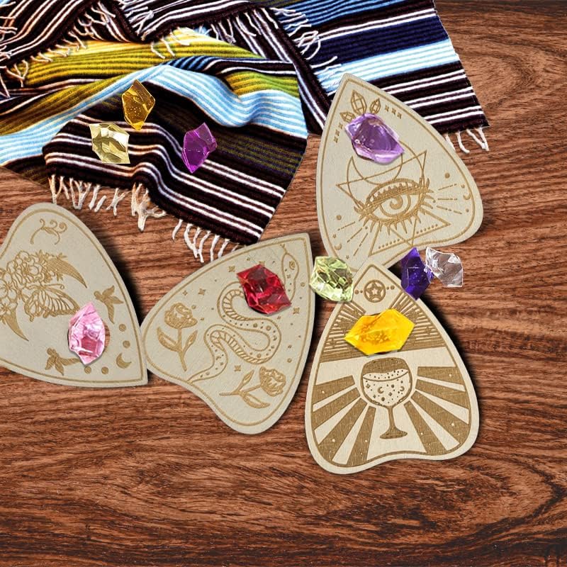 Miniatura 3 de TUFAFI 4 piezas de soporte de madera de esfera de cristal, soporte de bola de cristal de madera con forma de corazón para esfera de 30 a 5.906 in,