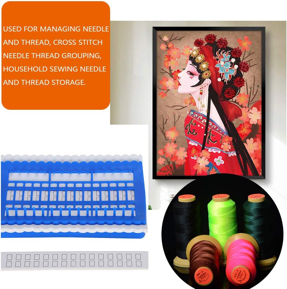 Cikonielf Thread Organiser 30 Positions Embroidery Floss Organiser