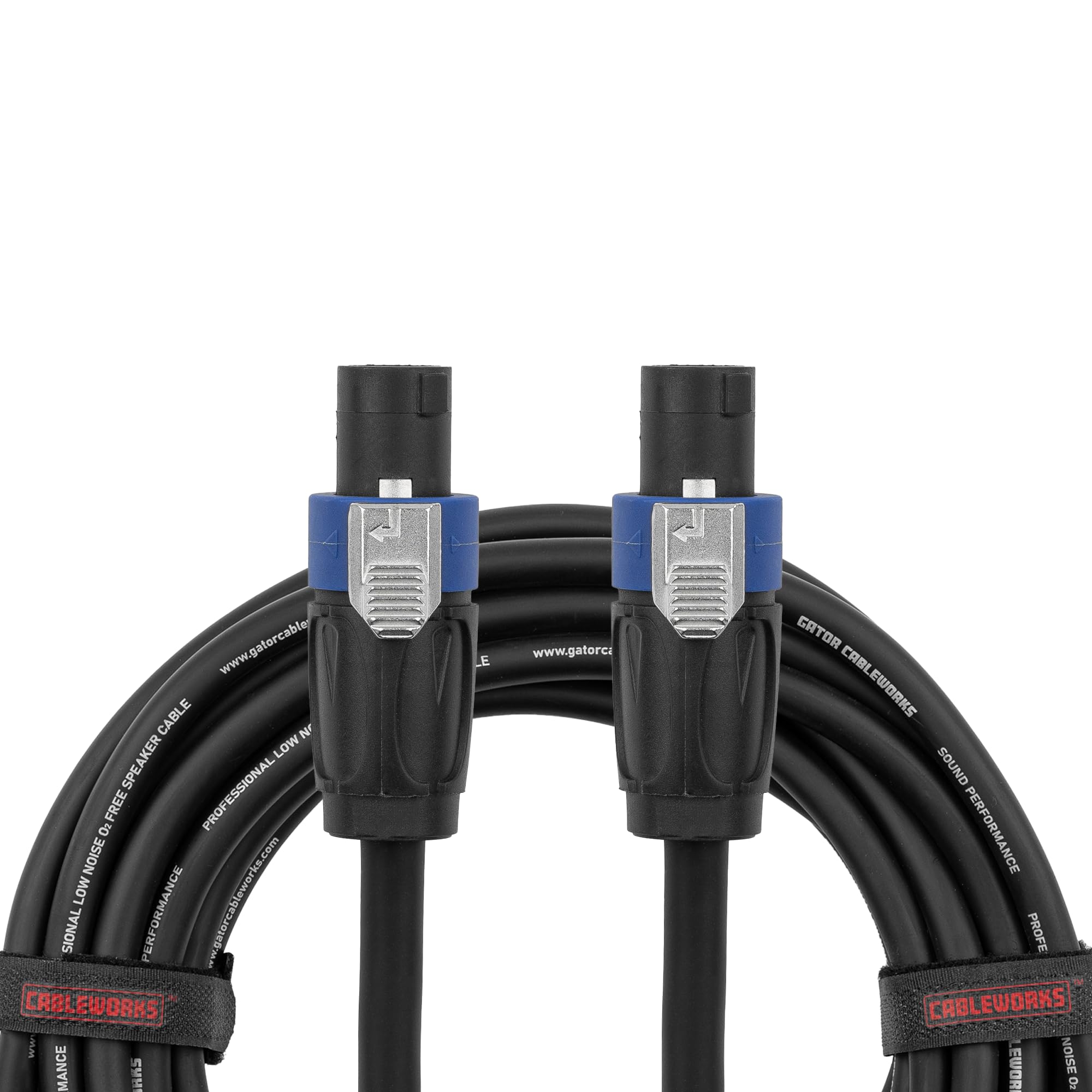Gator Cableworks GCWC‑SPK‑03‑2TL 3ft Twist‑Lock to Twist‑Lock Speaker Cable – Low Capacitance for PA and Audio Systems