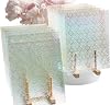 12 Sheet Iridescent Textured Stained Glass Sheets, 8