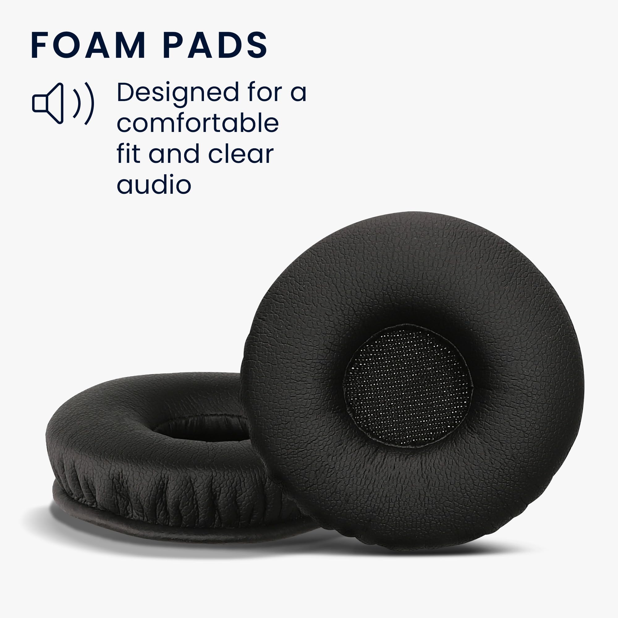 Amazon | kwmobile 2x ヘッドホンカバー Jabra Biz 2300 USB Duo/Biz