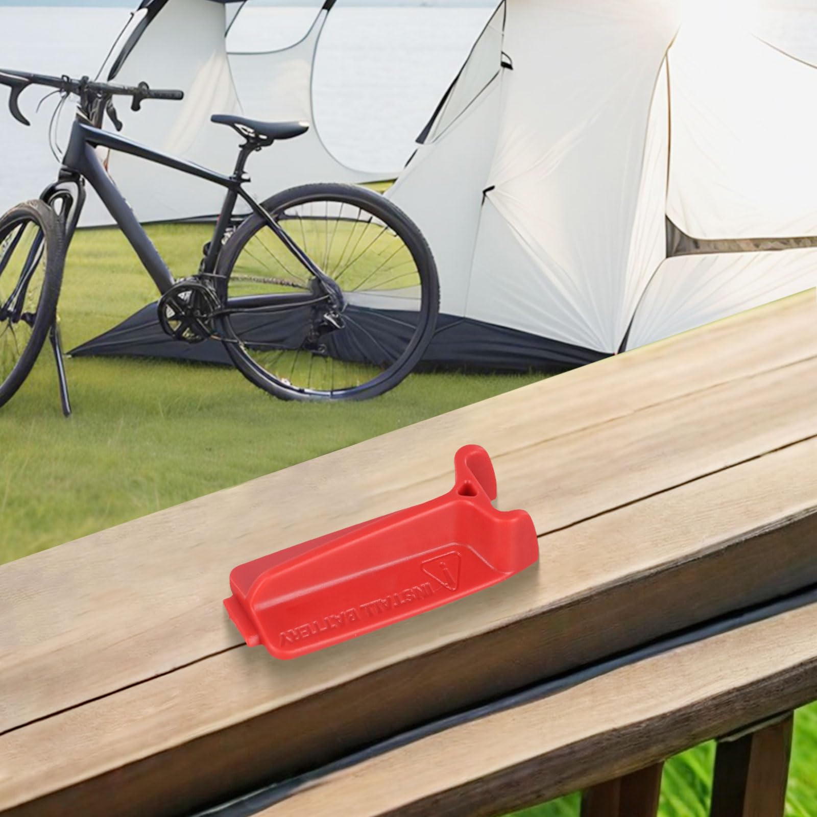 Cubierta de batería de repuesto para batería de bicicleta, cubierta de terminal de batería, cubierta de asiento de batería de bicicleta para paquete de batería Sram 4,8 cm x 1,3 cm (cubierta de